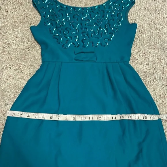 Vintage 60s sequin top cocktail dress - Picture 5 of 8